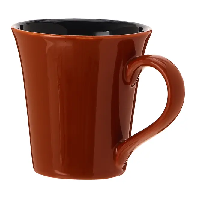 CANECA 330 ML DEGUSTO - TERRACOTA/PRETO - Foto 3