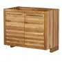 ARMÁRIO DE COZINHA INFERIOR 2 PORTAS 1 M GOURMET - NOZES/ZINCO - Foto 2