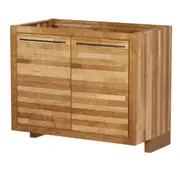 ARMÁRIO DE COZINHA INFERIOR 2 PORTAS 1 M GOURMET - NOZES/ZINCO - Foto 2