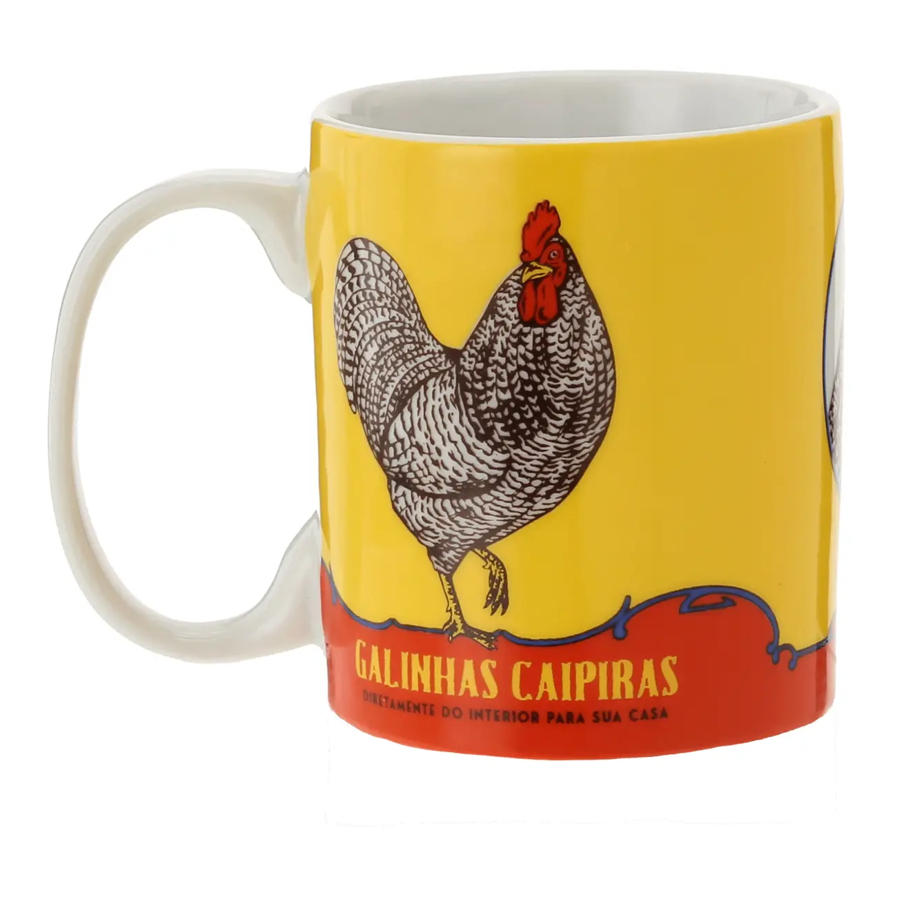 CANECA 300 ML MEMÓRIA INTERIOR CARIJÓ - AMARELO/MULTICOR - Foto 4