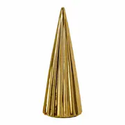 ADORNO MESA ÁRVORE 20 CM FINE FESTIVITY - OURO - Foto 1