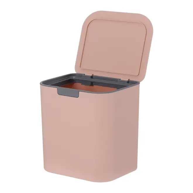 LIXEIRA PIA/PAREDE 5 L UTILE - QUARTZO ROSA/KONKRET - Foto 4