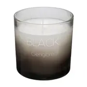 VELA PERFUMADA POTE GENGIBRE BLACK - PRETO/PRATA - Foto 1