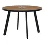 MESA PARA ÁREA EXTERNA REDONDA 1,10 M SUMMERLAND - PRETO/NOZES - Foto 2