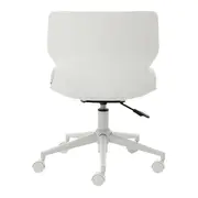CADEIRA HOME OFFICE ZIPZ - BRANCO/FLANDRES - Foto 5