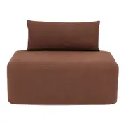 SOFÁ 3 LUGARES SHIRO - QUARTZO ROSA/RUBY MOCHA - Foto 3