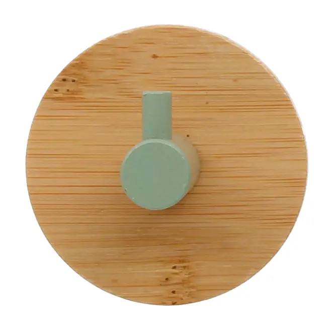 GANCHO PAREDE CONJUNTO COM 2 PEÇAS BAMBUMIX - SÁLVIA/BAMBU - Foto 4
