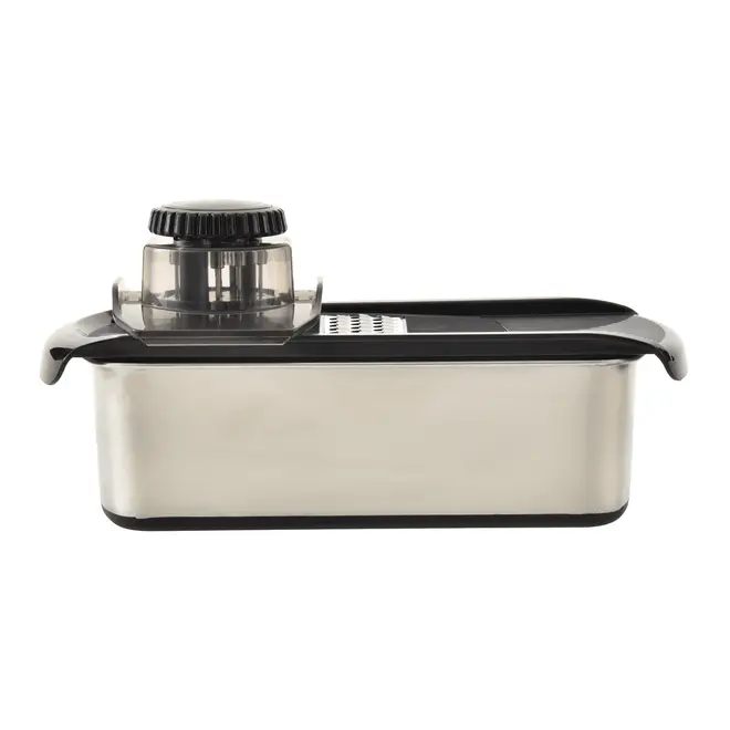 FATIADOR/RALADOR MULTIUSO COM MANDOLIN GAUT CHEF - INOX/PRETO - Foto 8