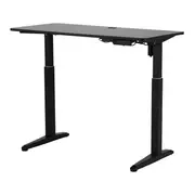 MESA REGULÁVEL ELÉTRICA 1,20 M X 60 CM ERGO - PRETO/PRETO - Foto 2