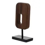 ADORNO MESA 30 CM IPANEMA - NOZES/PRETO - Foto 2