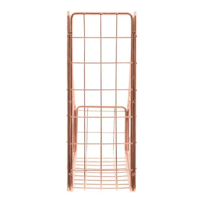 CAIXA ARQUIVO PORTA-REVISTAS GRID - COBRE - Foto 5
