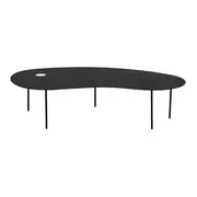 MESA DE CENTRO 1,30 M X 69 CM PINGO - PRETO - Foto 3