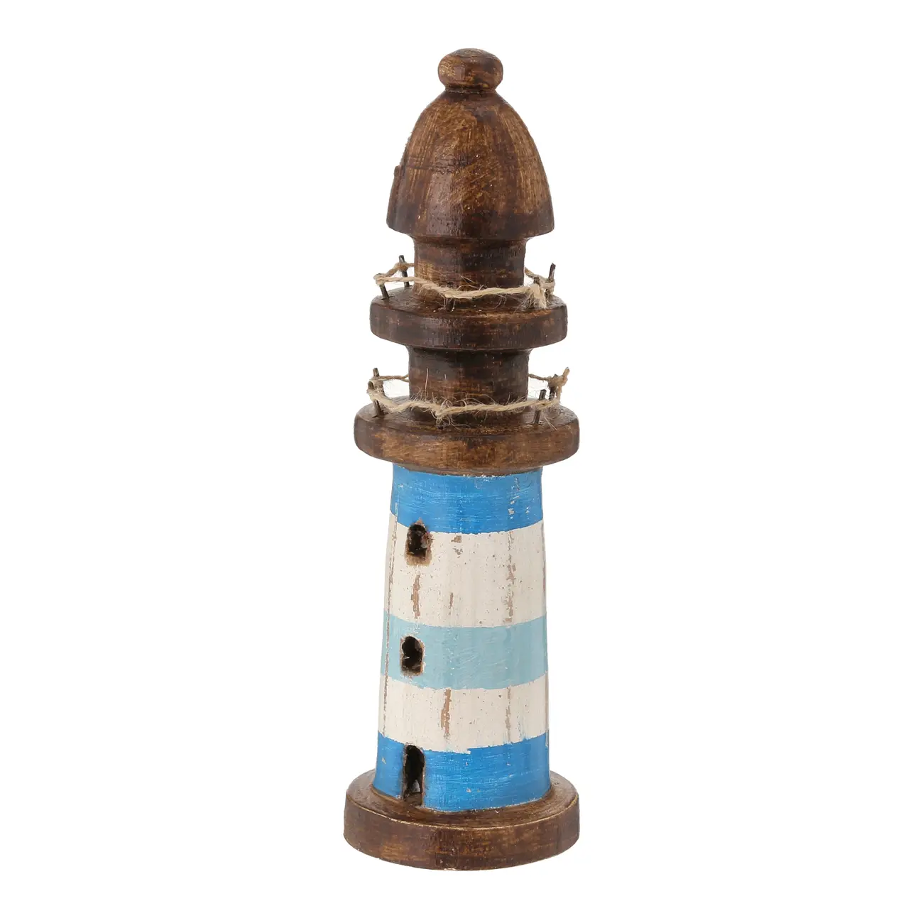 ADORNO 28 CM MARAÚ TAIPU FAROL - PAULOWNIA/MULTICOR - Foto 3
