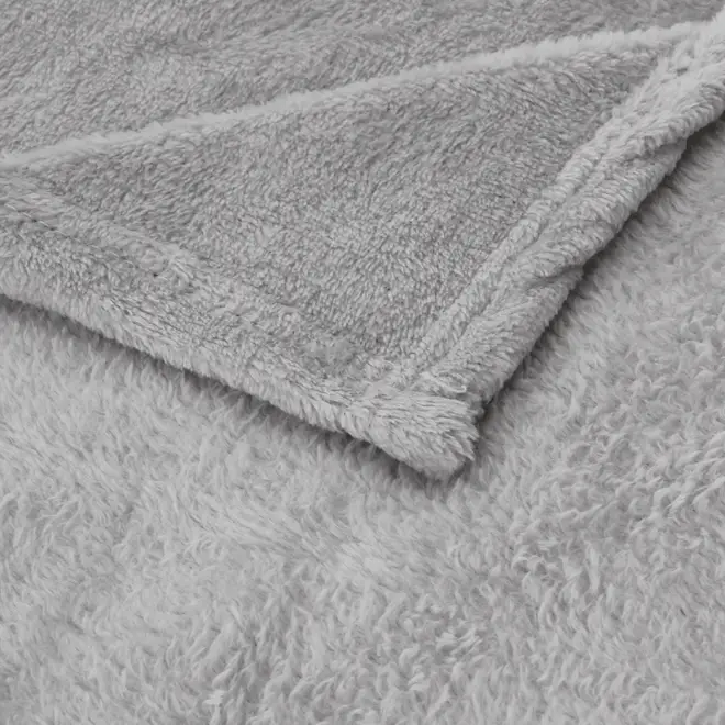 MANTA BEBÊ 90 CM X 1,10 M SNUG - CINZA CLARO - Foto 2