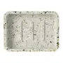 SABONETEIRA TERRAZZO FUSION - BRANCO/ESTANHO - Foto 4