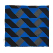 CAPA PARA ALMOFADA 45 CM X 45 CM GEO FORMS - AZUL COBALTO/KONKRET - Foto 4