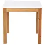 AMÊNDOA/BRANCO - MESA 80 CM X 80 CM BELÉM