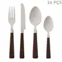 LOWRY MEAL FAQUEIRO 16 PÇS - AÇO INOXIDÁVEL/MARROM DE LEI - Foto 1