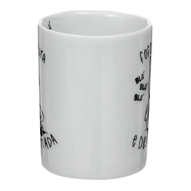 CANECA 160 ML FOFOQUEIRA - BRANCO/PRETO - Foto 7
