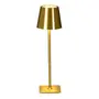 LUMINÁRIA DE MESA LED RECARREGÁVEL KROM - OURO - Foto 4