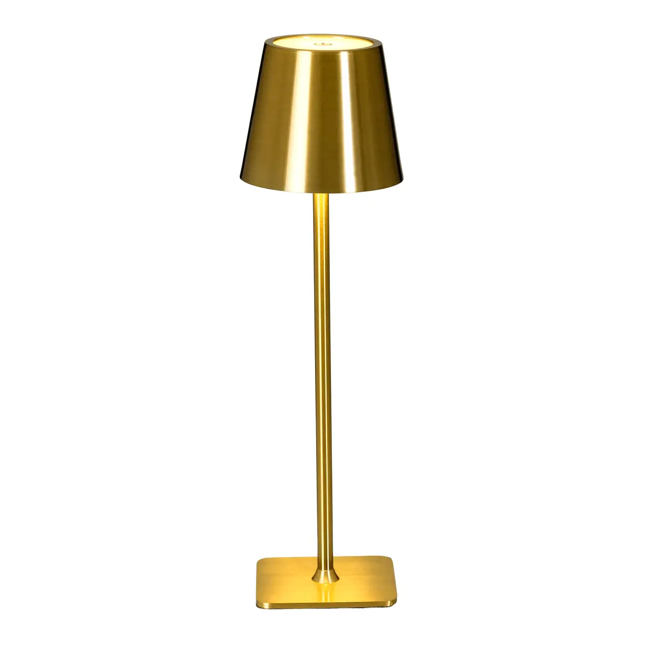 LUMINÁRIA DE MESA LED RECARREGÁVEL KROM - OURO - Foto 4