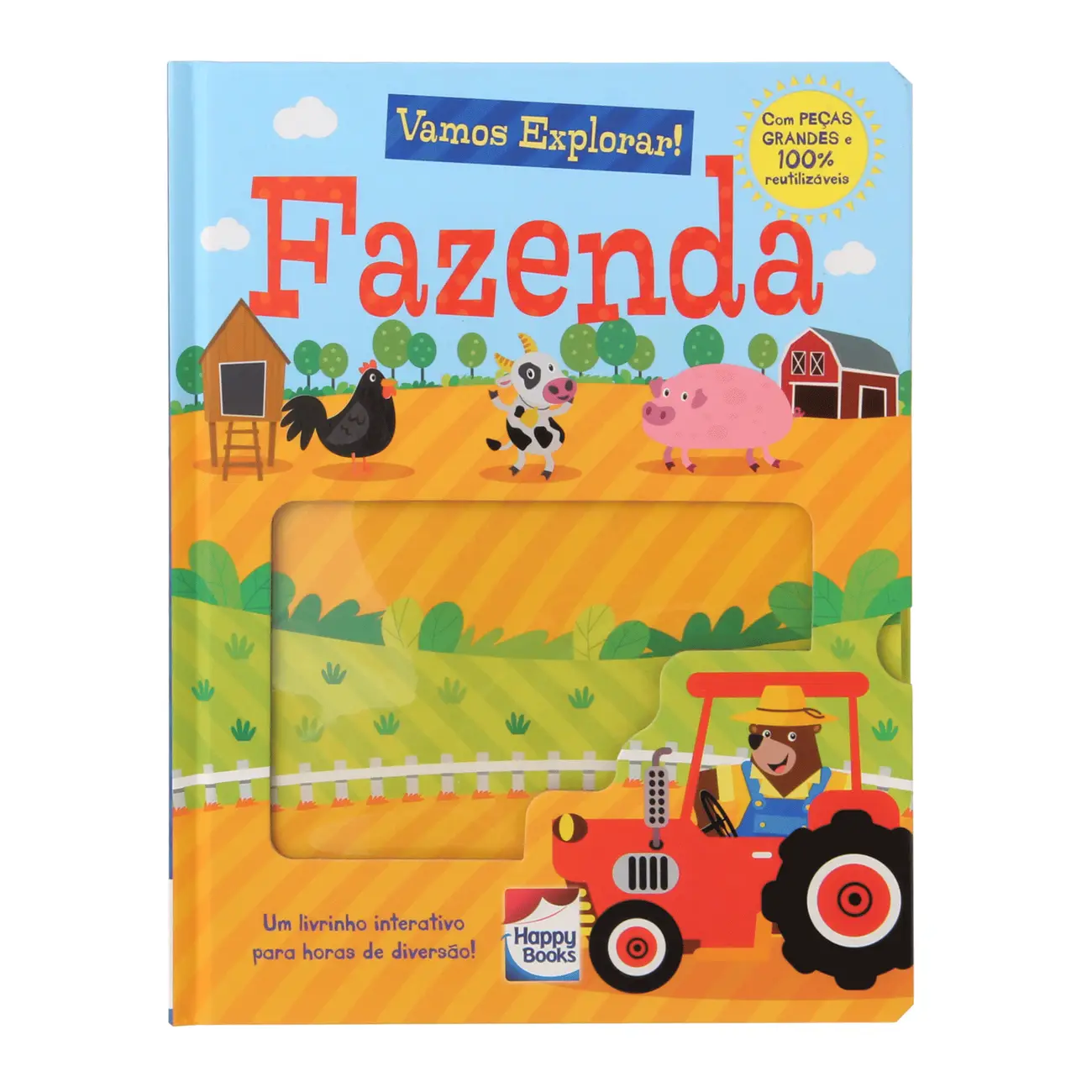 VAMOS EXPLORAR! FAZENDA LIVRO INFANTIL - MULTICOR - Foto 1