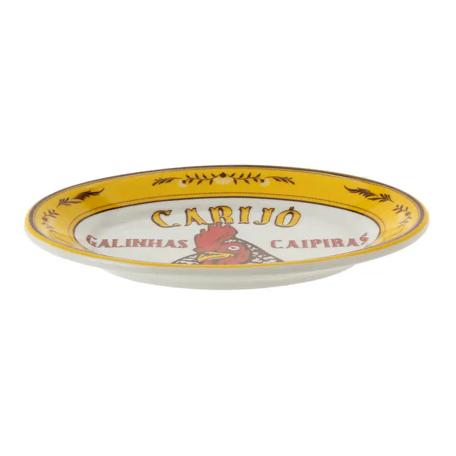 TRAVESSA 22 CM MEMÓRIA INTERIOR CARIJÓ - AMARELO/MULTICOR - Foto 2