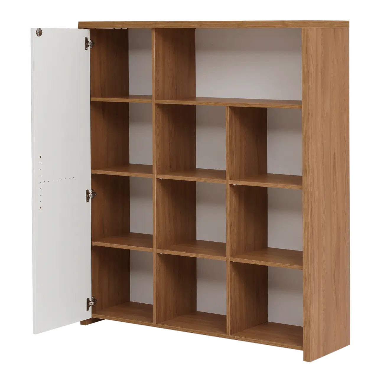 ARMÁRIO PARA ESCRITÓRIO ALTO 1 PORTA BOSS - OAK TAMMI/BRANCO - Foto 4