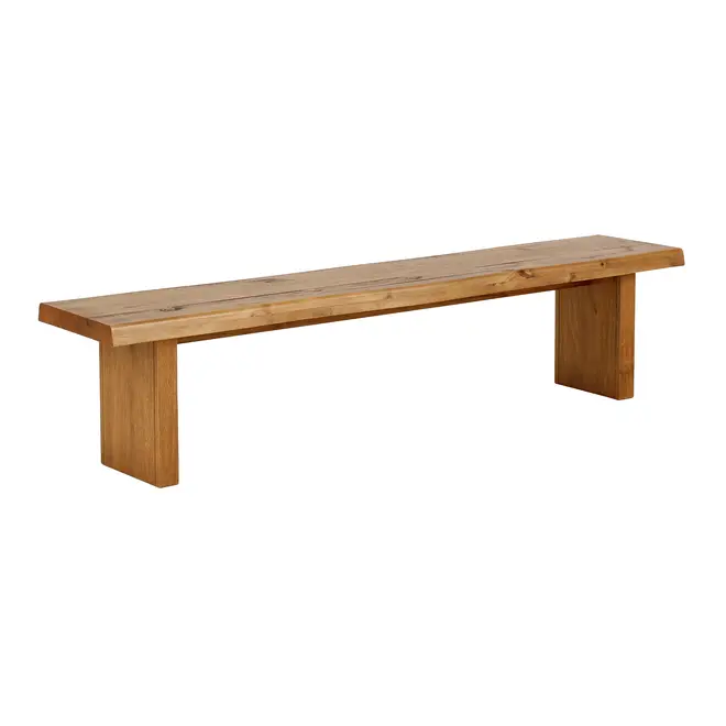 BANCO 4 LUGARES PLANK - AMÊNDOA RÚSTICA - Foto 4