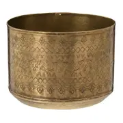 CAIXA DECORATIVA 16 CM X 14 CM PROA - OURO VELHO/NOZES - Foto 5