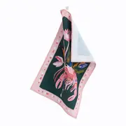 PANO DE COPA 40 CM X 60 CM ONÍRICA CAMARÃO - MUSGO/MULTICOR - Foto 2