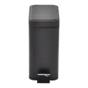 PRETO/PRETO - LIXEIRA COM PEDAL 5 L DURBAN
