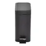 PRETO/PRETO - LIXEIRA COM PEDAL 5 L DURBAN