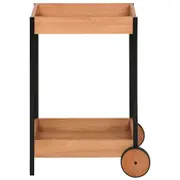 CARRINHO 56 CM X 40 CM FLO - EUCALIPTO/PRETO - Foto 2