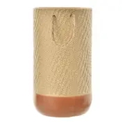 VASO 22 CM TRAMADINHO - AREIA/TERRACOTA - Foto 2