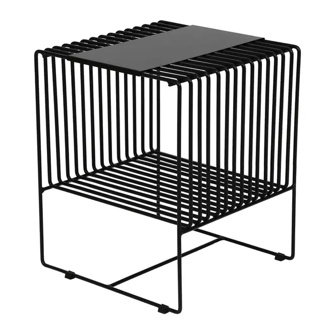 MESA LATERAL 40 CM X 42 CM TELMA - PRETO - Foto 2