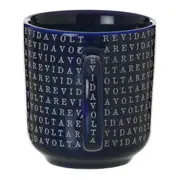 CANECA 300 ML TUDO OU TUDO - AZUL COBALTO/BRANCO - Foto 6