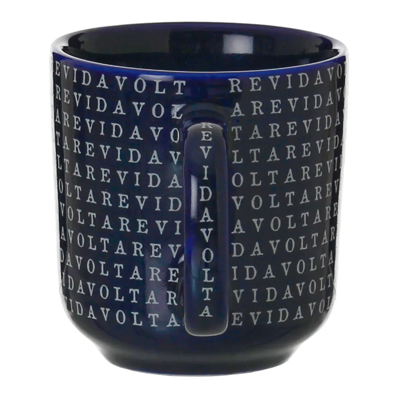 CANECA 300 ML TUDO OU TUDO - AZUL COBALTO/BRANCO - Foto 6