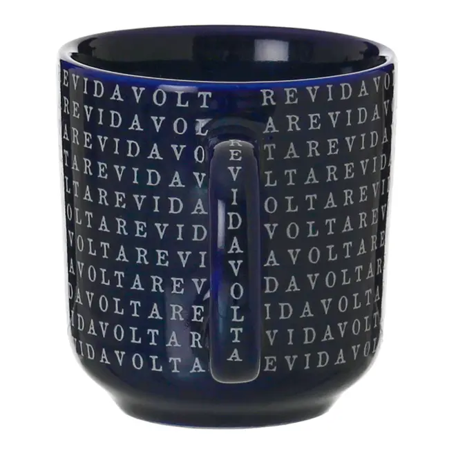 CANECA 300 ML TUDO OU TUDO - AZUL COBALTO/BRANCO - Foto 6
