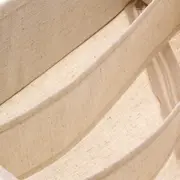 CESTO ORGANIZADOR DOBRÁVEL COM 6 DIVISÓRIAS HORIZONTAIS COTTON LINNEN - NATURAL - Foto 6