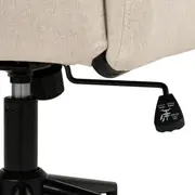 CADEIRA HOME OFFICE KIND - PRETO/BEGE - Foto 10
