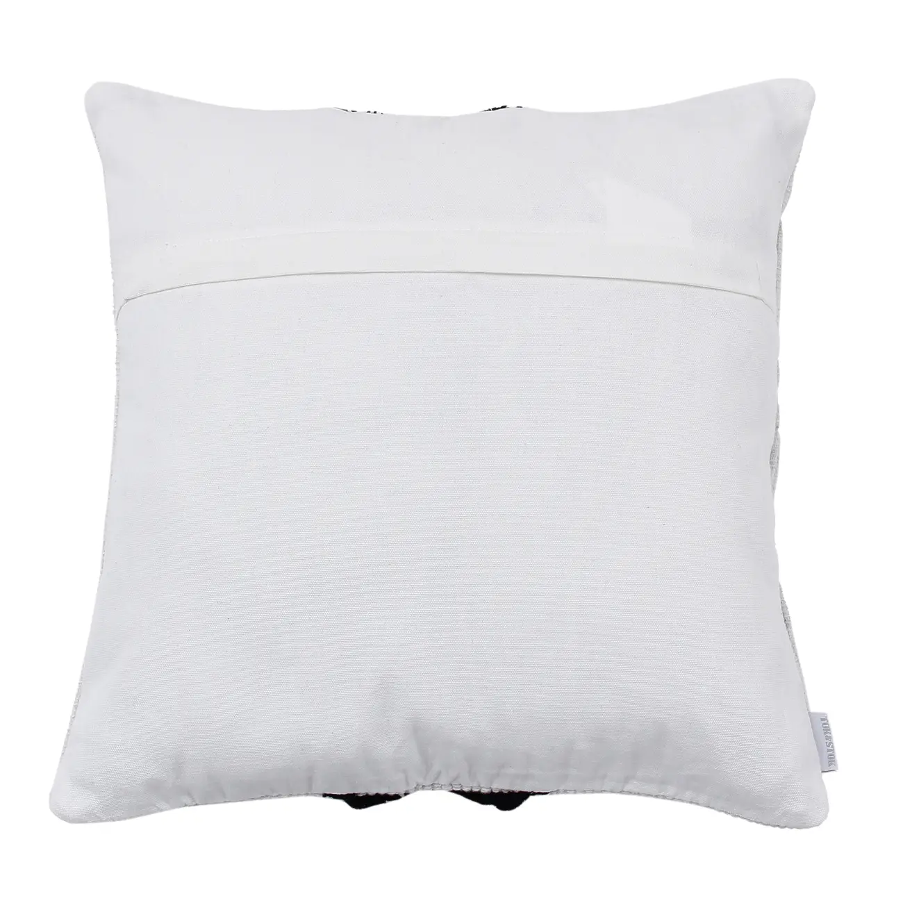 CAPA PARA ALMOFADA 45 CM X 45 CM BAMBARA - NATURAL/ZAFFRON - Foto 3