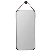 ESPELHO 53 CM X 1 M PELICANO - PRETO/WHISKY - Foto 1