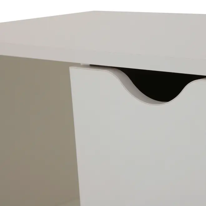 ARMÁRIO PARA ESCRITÓRIO ALTO 1 PORTA LIN - BRANCO/NOZES - Foto 6
