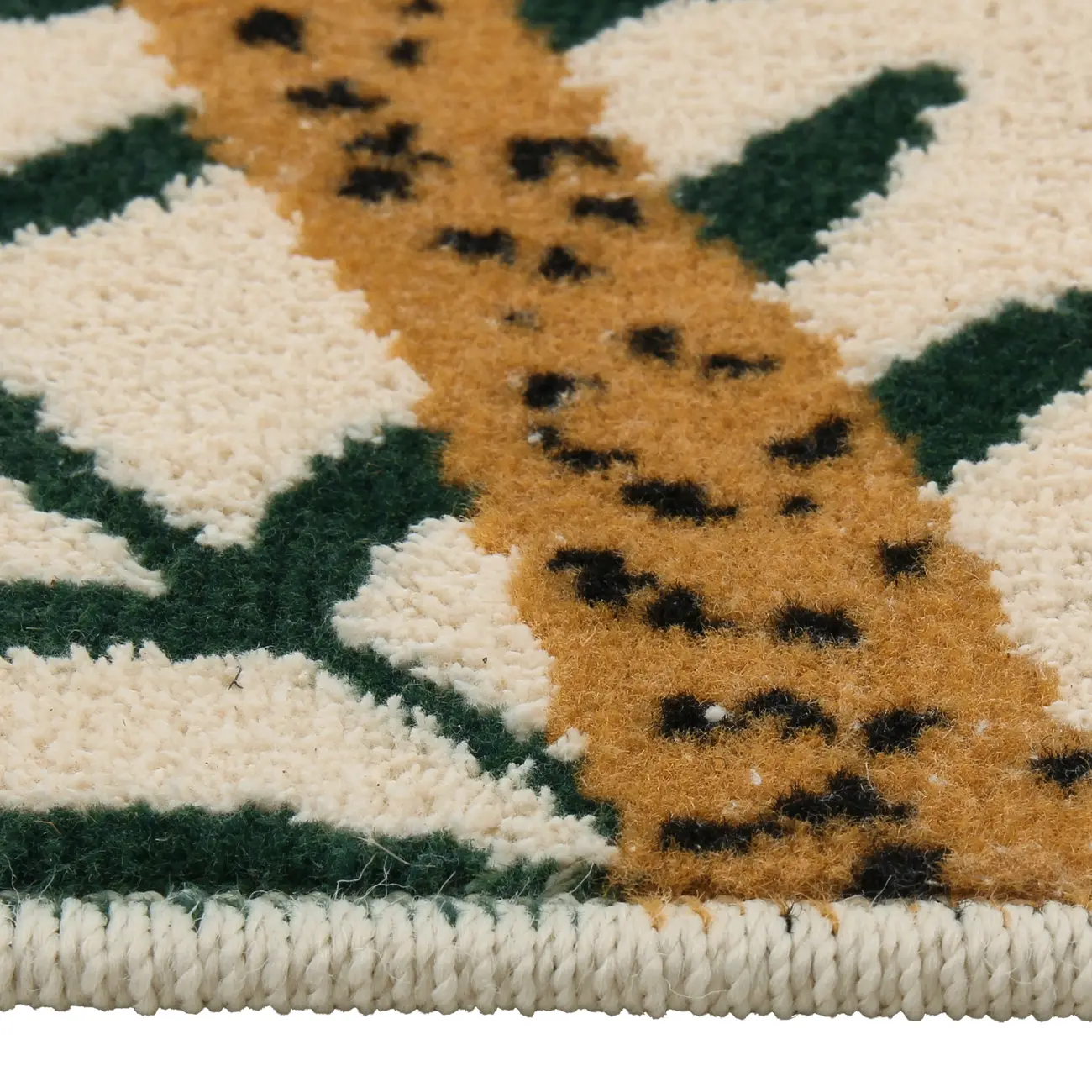 TAPETE 1 M X 1,50 M BICHARADA - OFF WHITE/ MULTICOR - Foto 5