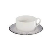 XÍCARA CAFÉ 50 ML SALINA I - BRANCO/AZUL - Foto 17