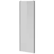PORTA DE CORRER DIREITA/ESQUERDA PARA GUARDA-ROUPA FRIZ - PRATA/ALUMINO - Foto 2