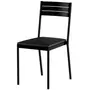 CADEIRA CLEO - PRETO/PRETO - Foto 1