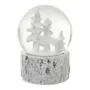ADORNO GLOBO RENA 13 CM VILAREJO NOEL - BRANCO/INCOLOR - Foto 4