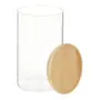 POTE REDONDO 1 L BAMBOO BORUS - INCOLOR/BAMBU - Foto 2